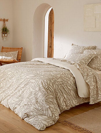 Parure de lit coton SÉRÉNA Taie 65x65 cm