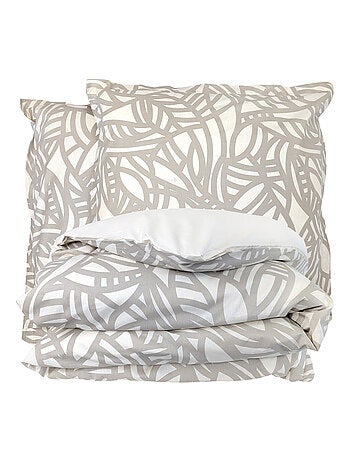 Parure de lit coton SÉRÉNA Taie 65x65 cm