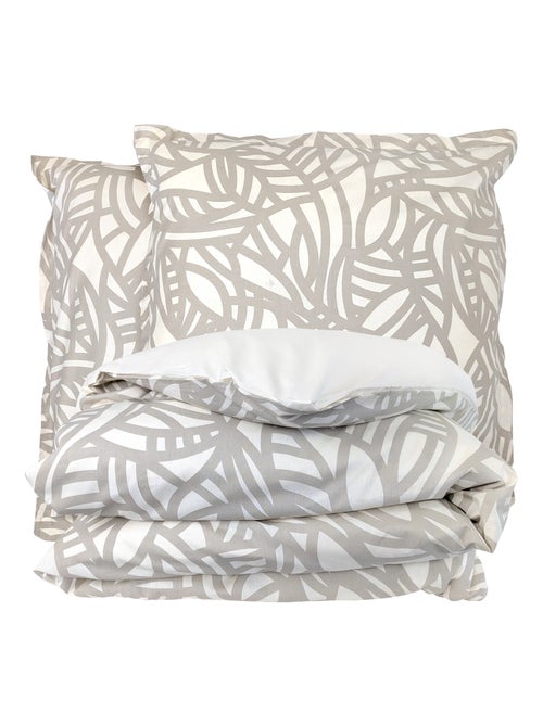 Parure de lit coton SÉRÉNA Taie 65x65 cm - Kiabi