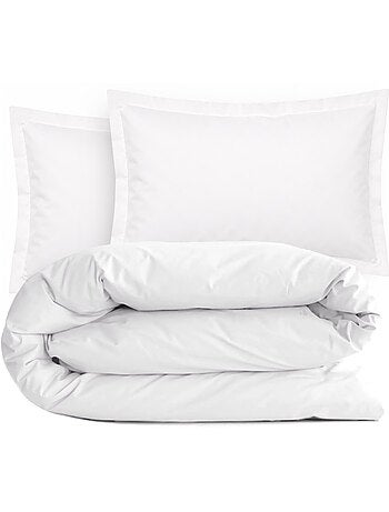 Parure de lit coton uni ALTO Taie 50x70 cm