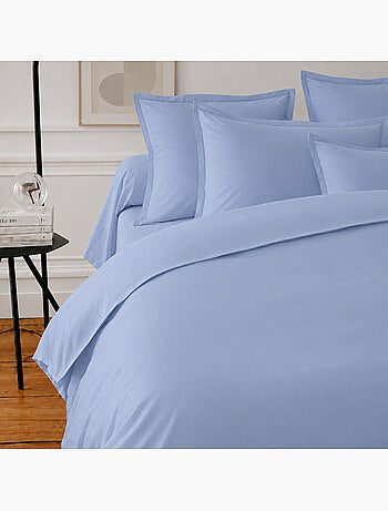Parure de lit coton uni alto taie 50x70 cm