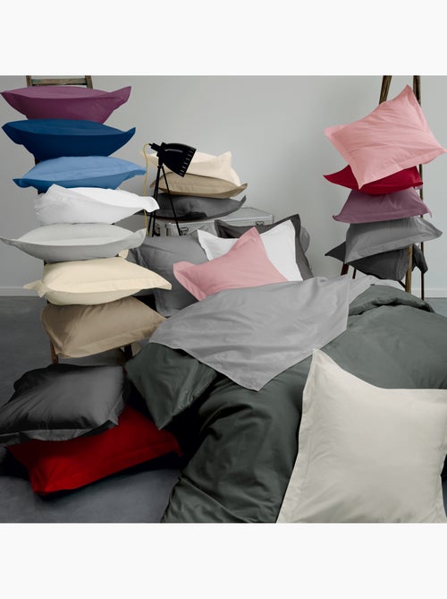 Parure de lit coton uni ALTO Taie 50x70 cm - Kiabi Parure de lit coton uni ALTO Taie 50x70 cm - Kiabi
