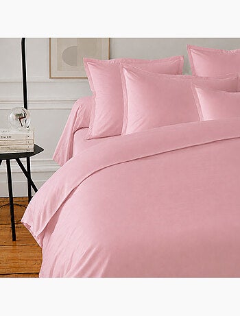 Parure de lit coton uni alto taie 50x70 cm