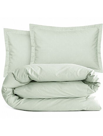 Parure de lit coton uni alto taie 50x70 cm