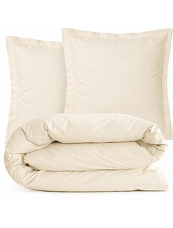 Parure de lit coton uni ALTO Taie 65x65 cm