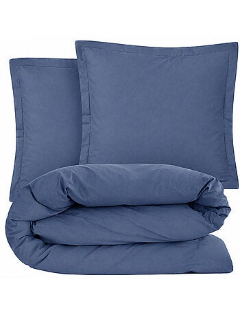 Parure de lit coton uni ALTO Taie 65x65 cm