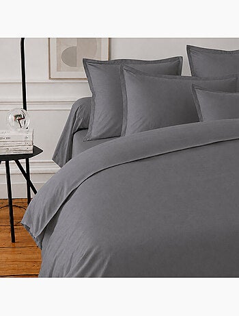 Parure de lit coton uni ALTO Taie 65x65 cm