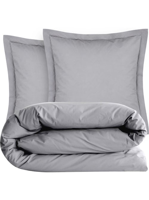 Parure de lit coton uni ALTO Taie 65x65 cm - Kiabi