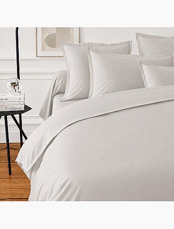 Parure de lit coton uni ALTO Taie 65x65 cm