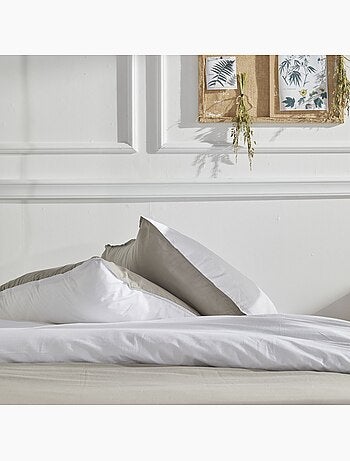 Parure de lit coton uni CHARME