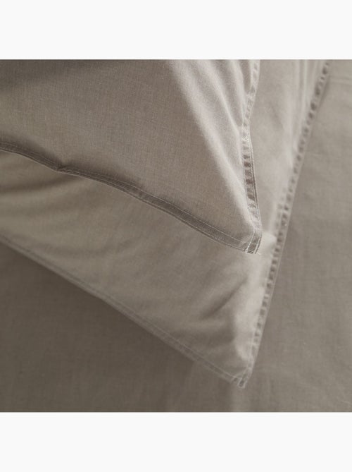 Parure de lit coton uni CHARME - Kiabi Parure de lit coton uni CHARME - Kiabi