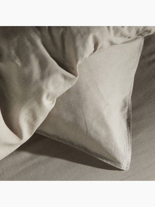 Parure de lit coton uni CHARME - Kiabi Parure de lit coton uni CHARME - Kiabi