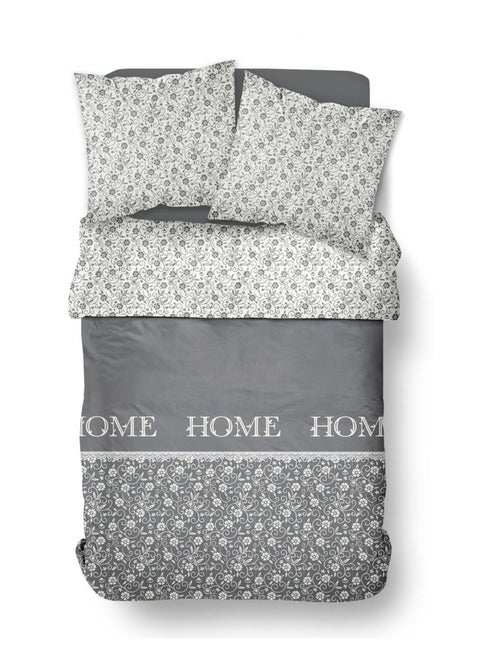Parure de lit coton uni CHARME - Kiabi