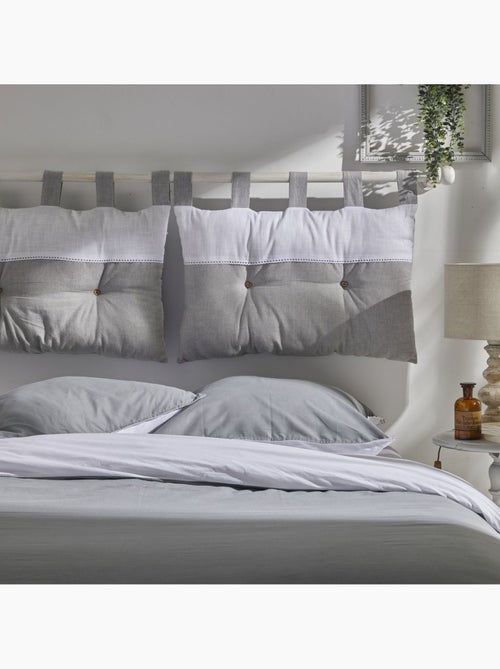 Parure de lit coton uni CHARME - Kiabi Parure de lit coton uni CHARME - Kiabi