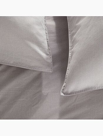Parure de lit coton uni CHARME