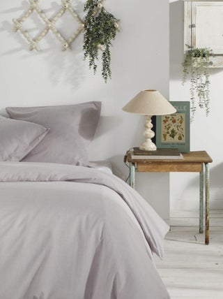 Parure de lit coton uni CHARME