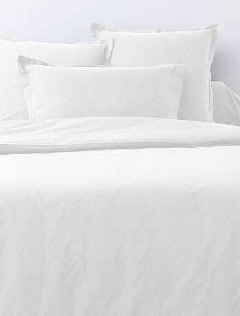 Parure de lit coton unie