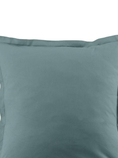 Parure de lit coton unie - Kiabi