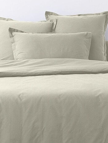 Parure de lit coton unie