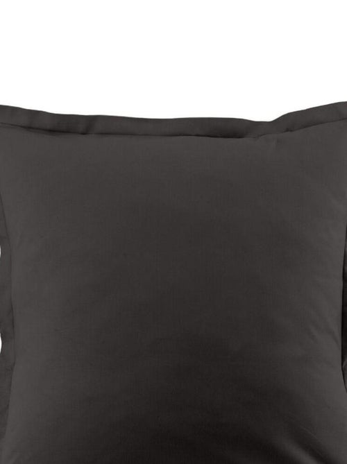 Parure de lit coton unie - Kiabi