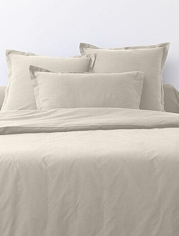 Parure de lit coton unie