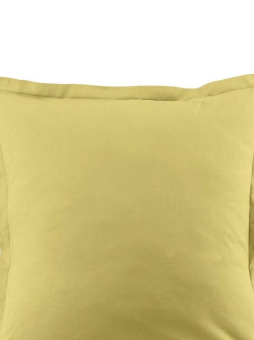 Parure de lit coton unie - Kiabi