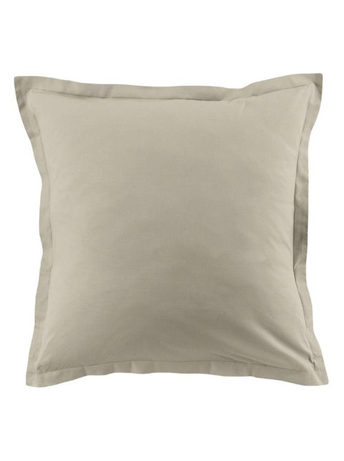 Parure de lit coton unie - Kiabi