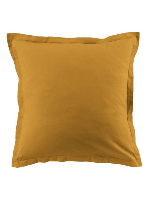 Parure de lit coton unie - Kiabi
