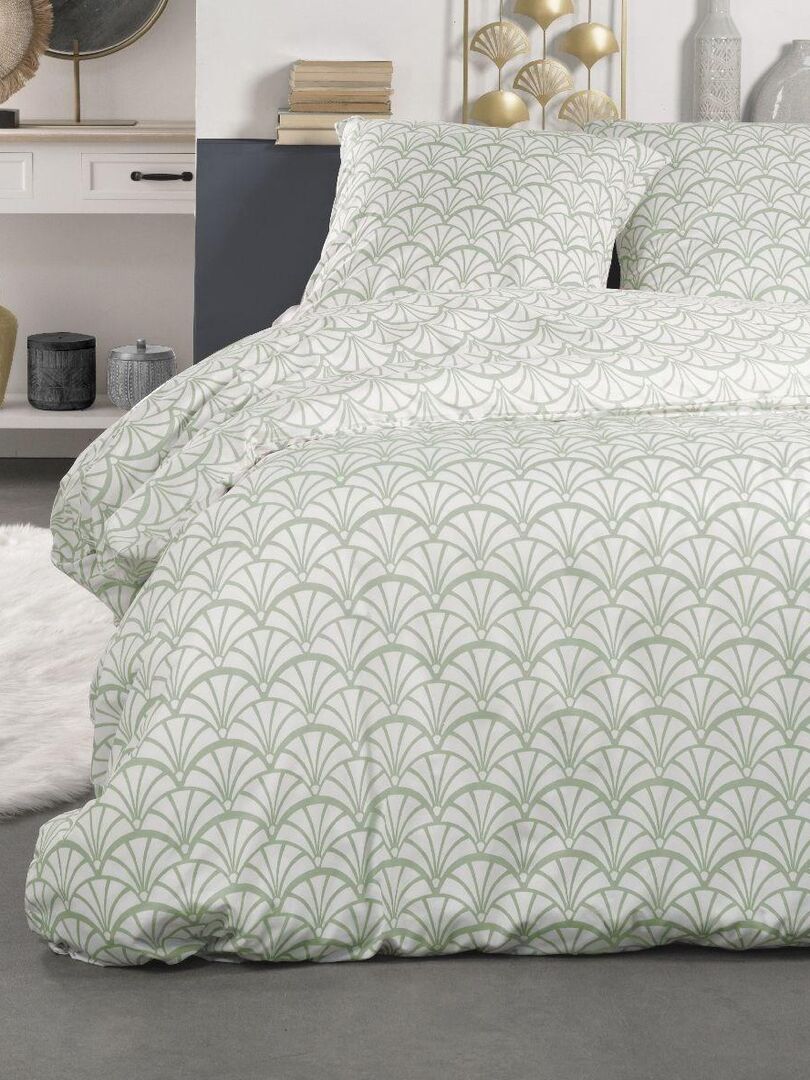 Parure de lit CRAZY ALICE Beige - Kiabi