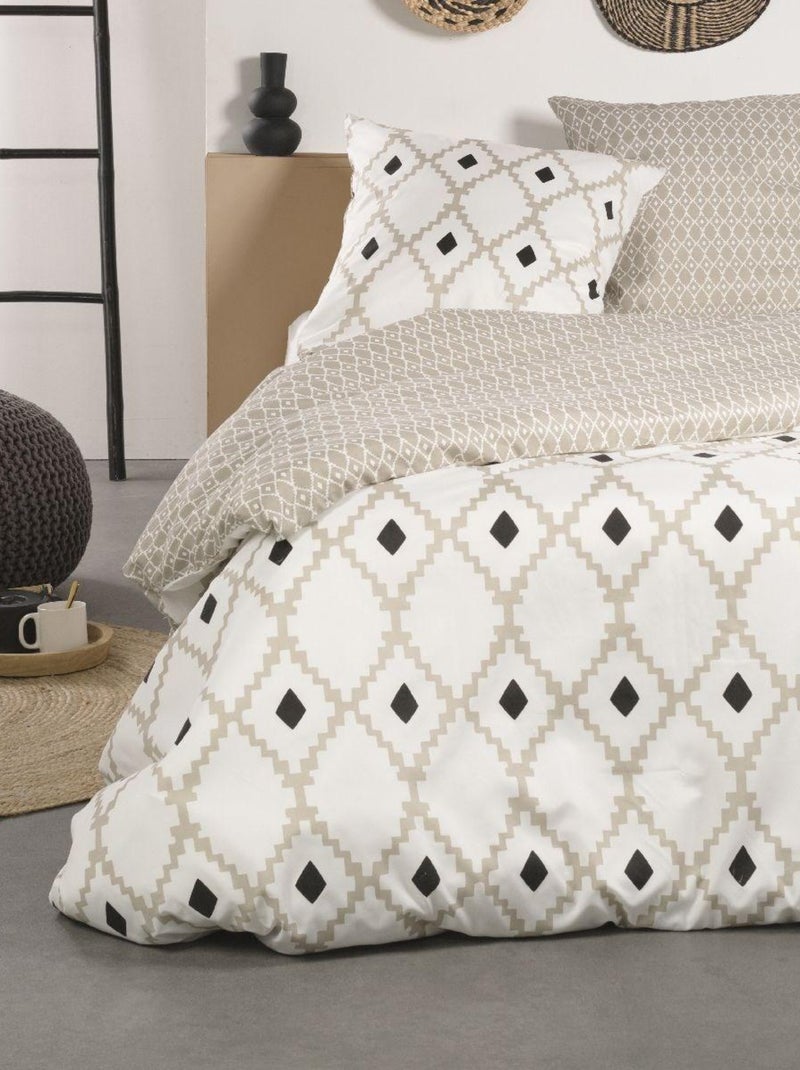 Parure de lit CRAZY ALINE Beige - Kiabi