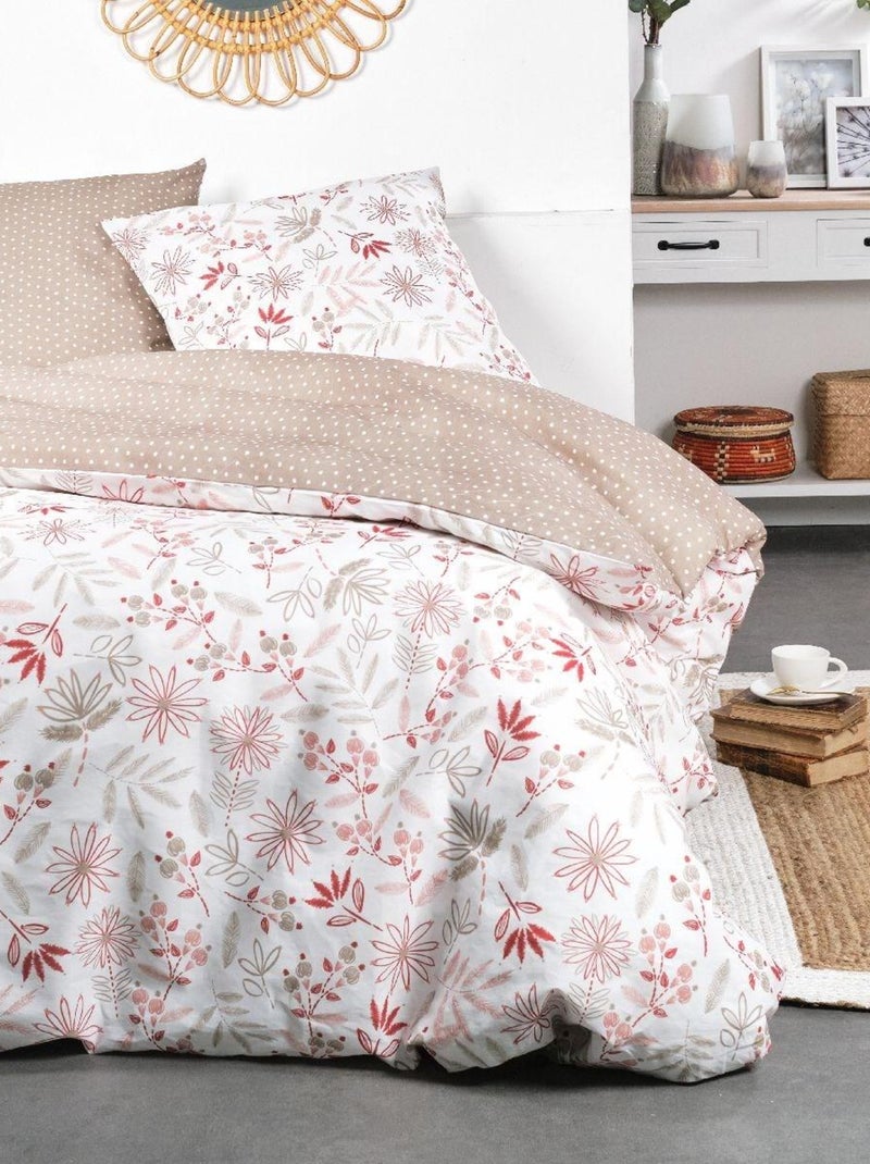 Parure de lit CRAZY AMBRE Marron - Kiabi