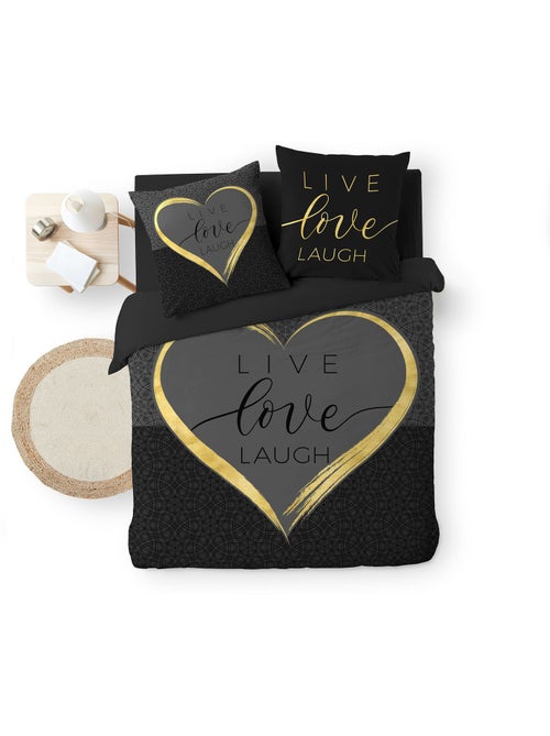 Parure de lit CRAZY LOVE - Kiabi