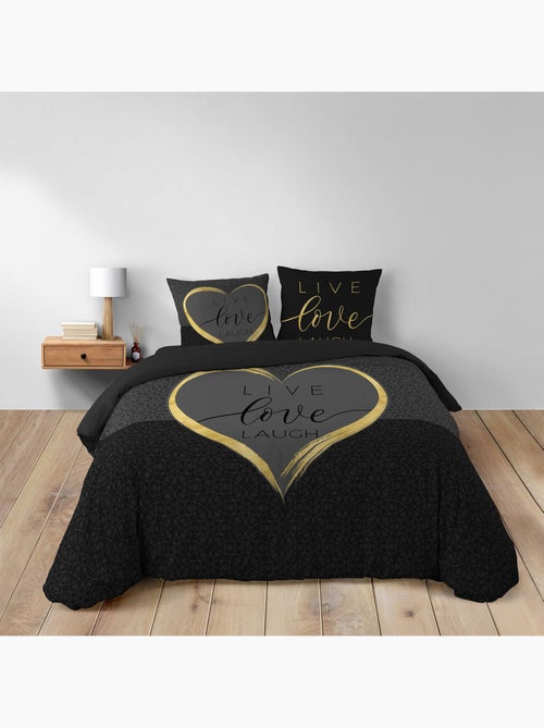 Parure de lit CRAZY LOVE - Kiabi