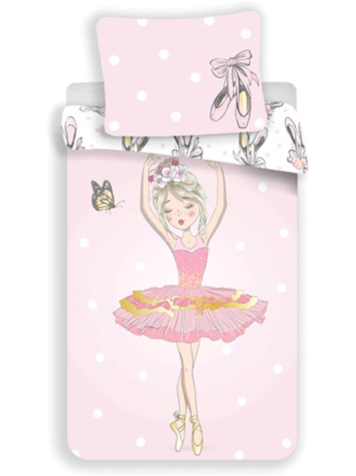 Parure de Lit Danseuse Ballerine 140x200 cm - Housse de couette enfant - Kiabi