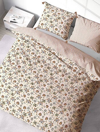 Parure de lit DENIA coton Taie 63x63 cm