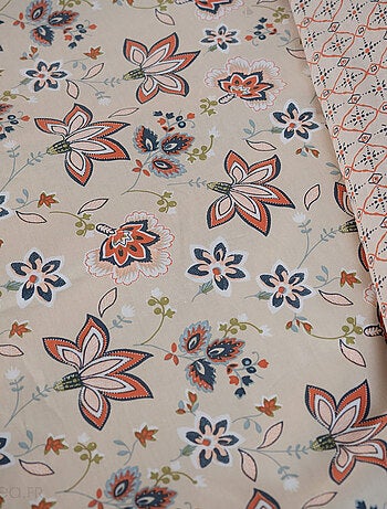 Parure de lit DENIA coton Taie 63x63 cm
