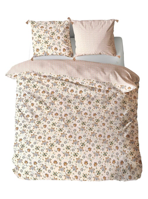 Parure de lit DENIA coton  Taie 63x63 cm - Kiabi