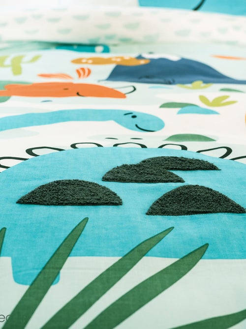 Parure de lit DILIA coton BCI adouci - Kiabi