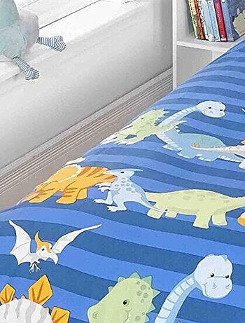 Parure de lit Dinosaures 120 cm x 150 cm