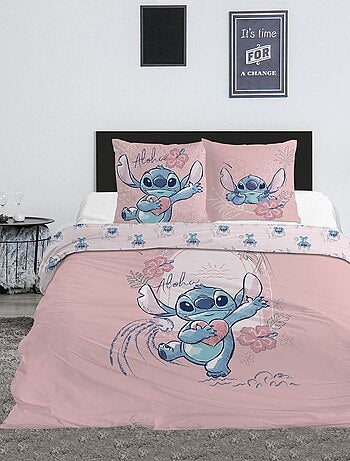Parure de lit 'Disney' 3 pièces - 1 housse de couette 2 personnes + 2 taies d'oreiller