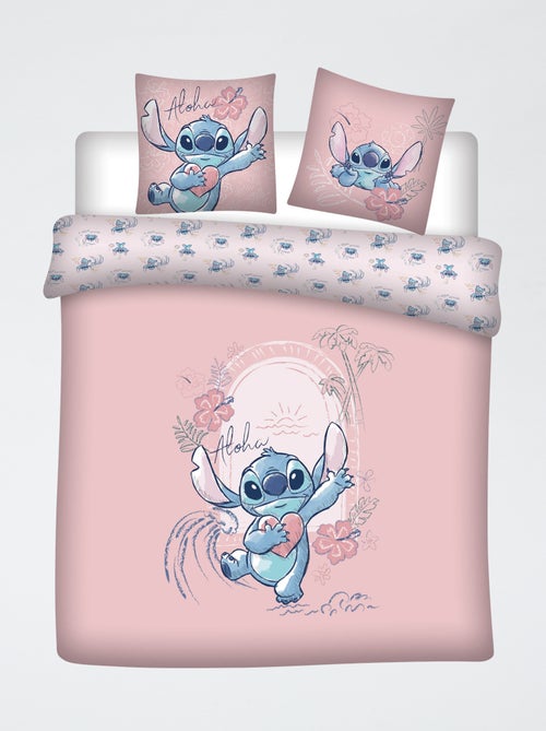 Parure de lit 'Disney' 3 pièces - 1 housse de couette 2 personnes + 2 taies d'oreiller - Kiabi Parure de lit 'Disney' 3 pièces - 1 housse de couette 2 personnes + 2 taies d'oreiller - Kiabi