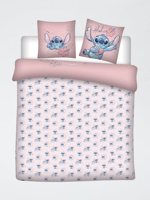 Parure de lit 'Disney' 3 pièces - 1 housse de couette 2 personnes + 2 taies d'oreiller - Kiabi Parure de lit 'Disney' 3 pièces - 1 housse de couette 2 personnes + 2 taies d'oreiller - Kiabi