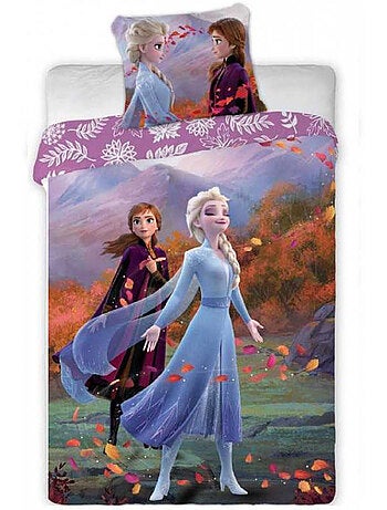 Parure de Lit Disney Reine des Neiges 140x200 cm - Housse de couette enfant