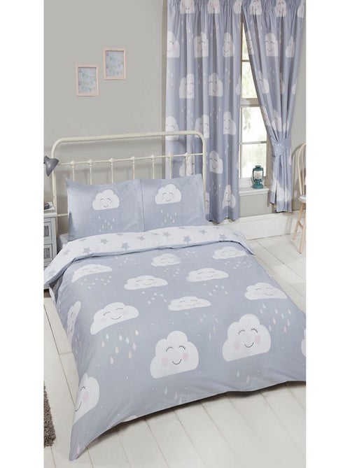 Parure de lit double - nuage content - 200 cm x 200 cm - Kiabi Parure de lit double - nuage content - 200 cm x 200 cm - Kiabi