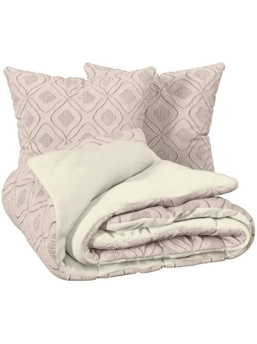 Parure de lit double AMY - Kiabi Parure de lit double AMY - Kiabi