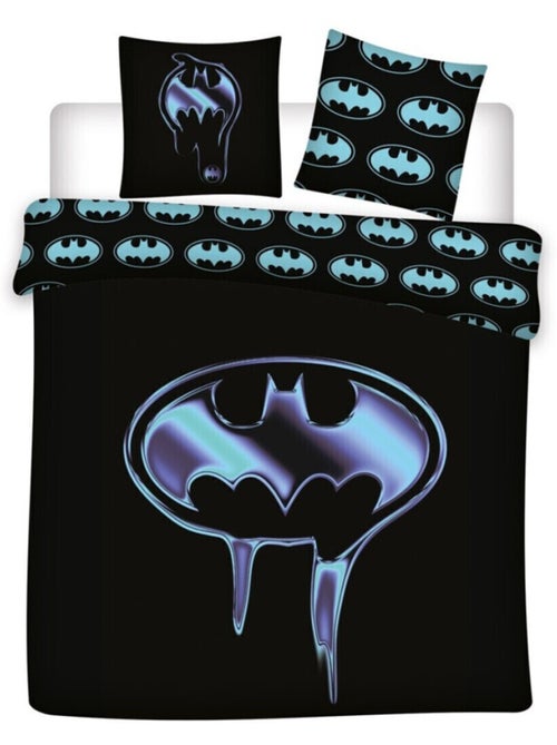 Parure de Lit Double Batman Polycoton Imprimée Réversible Lit 2 places, COMICS - Kiabi Parure de Lit Double Batman Polycoton Imprimée Réversible Lit 2 places, COMICS - Kiabi