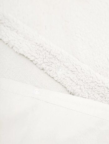 Parure de Lit Double Cocooning Blanc