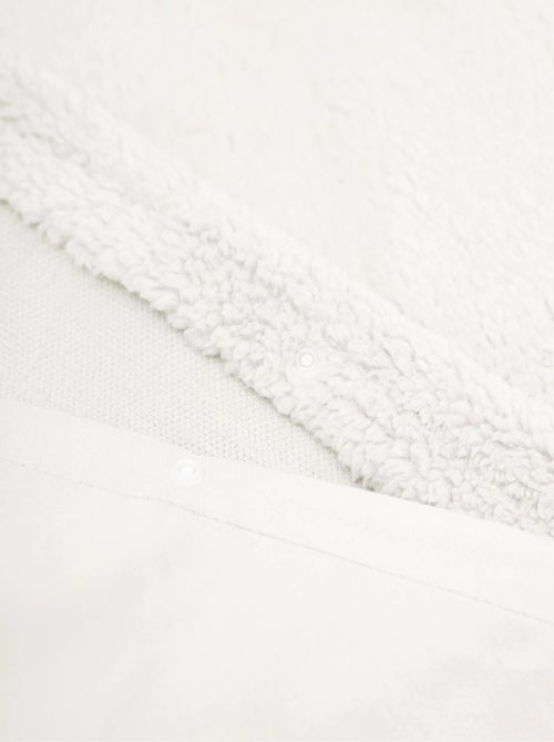 Parure de Lit Double Cocooning Blanc - Kiabi Parure de Lit Double Cocooning Blanc - Kiabi