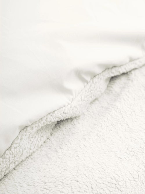 Parure de Lit Double Cocooning Blanc - Kiabi Parure de Lit Double Cocooning Blanc - Kiabi
