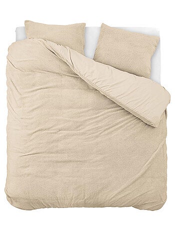 Parure de Lit Double Cocooning Taupe